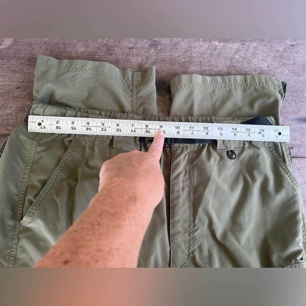 Boy Scouts Pants Med 34x33-measured Green Cargo Convertible Uniform Pant Utility - Picture 4 of 13